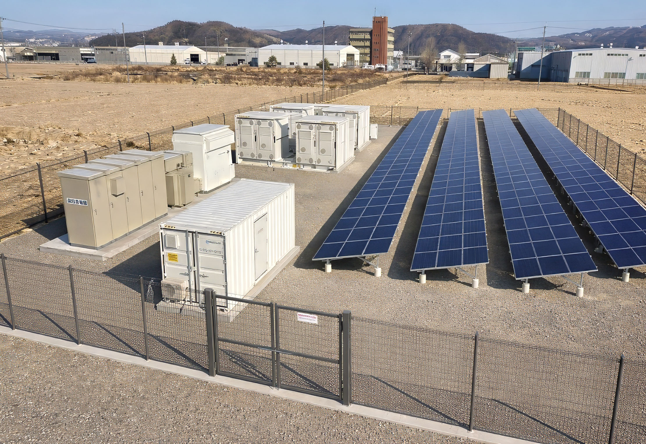 北海道の風力発電設備